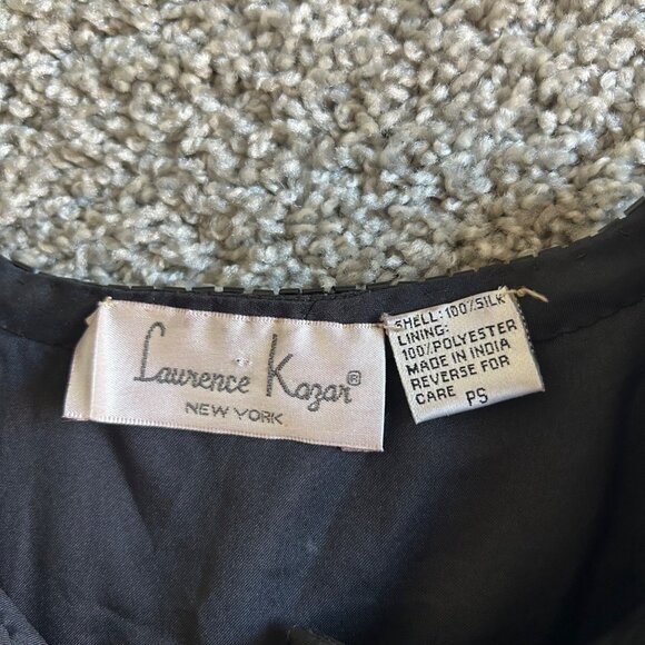 Vintage Laurence Kazar New York Womens Sz S Sequin Beaded Floral Jacket - Picture 11 of 13